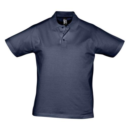 Рубашка поло мужская Prescott men 170 кобальт (темно-синяя), размер XXL
