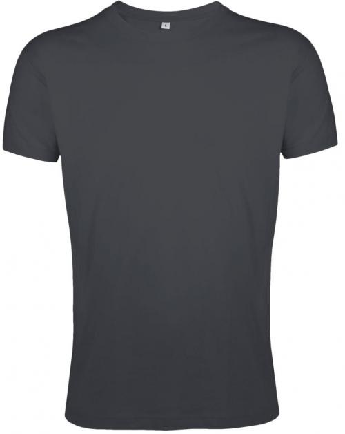 Футболка мужская приталенная Regent Fit 150 темно-серая, размер XL