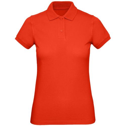 Рубашка поло женская Inspire красная, размер S