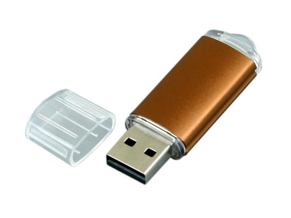 USB 2.0- флешка на 4 Гб с прозрачным колпачком