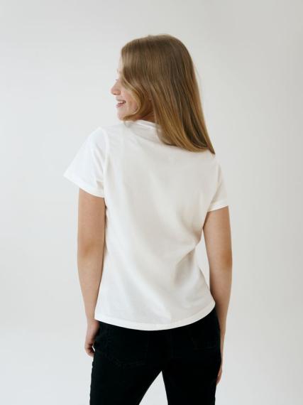 Футболка детская T-Bolka Kids, белая (теплый оттенок), 8 лет