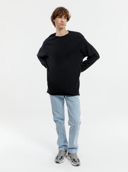 Лонгслив унисекс Siluetti Fuori, черный, размер L/XL