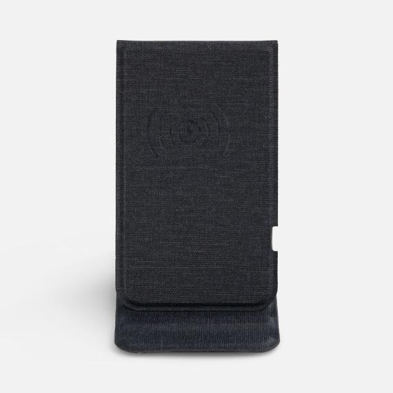 Подставка для смартфона с беспроводной зарядкой Kickstand, серая