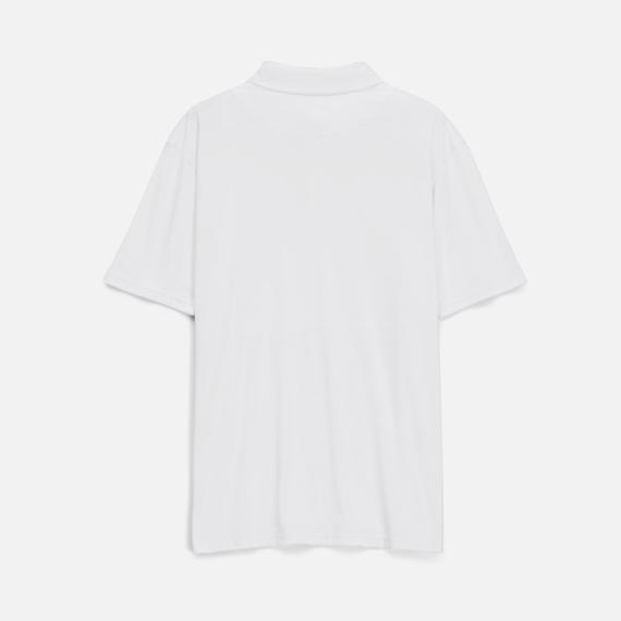 Рубашка поло унисекс Senti, белая, размер XXL