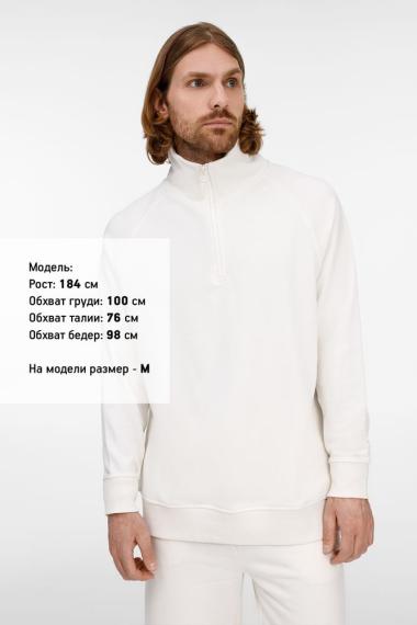 Толстовка унисекс S3, молочно-белая, размер XL/XXL