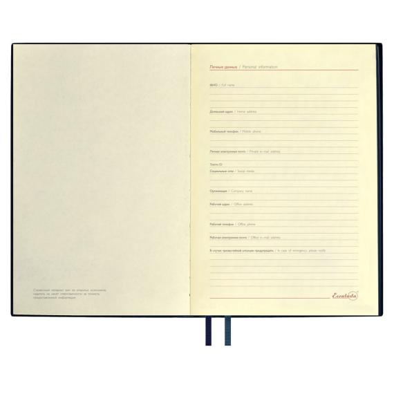 Ежедневник Merida, датированный, синий