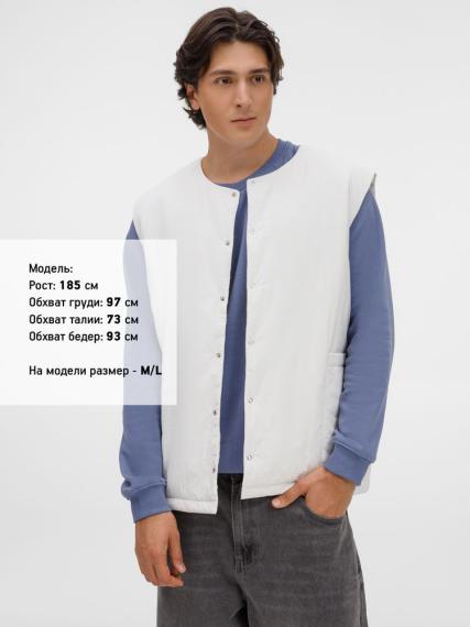 Жилет унисекс Veter, молочно-белый, размер XL/XXL