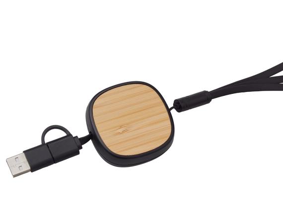 Универсальный кабель с ретрактором 3-в-1 «Retrax»