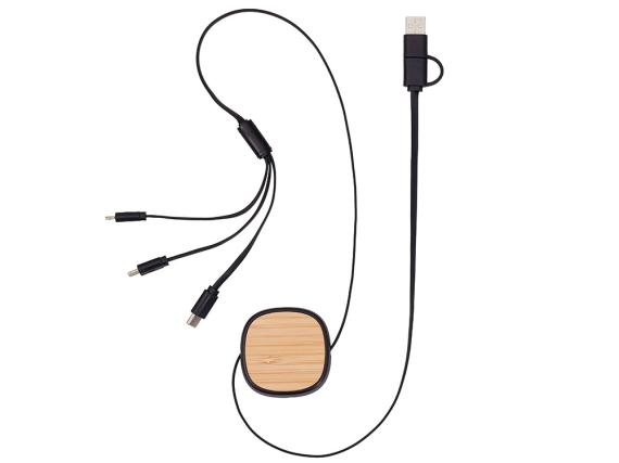 Универсальный кабель с ретрактором 3-в-1 «Retrax»