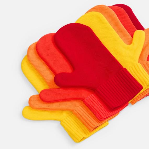 Варежки Yong, красные (алые), размер L/XL