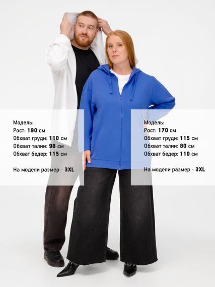 Толстовка на молнии с капюшоном Siverga 2.0, белая, размер 3XL