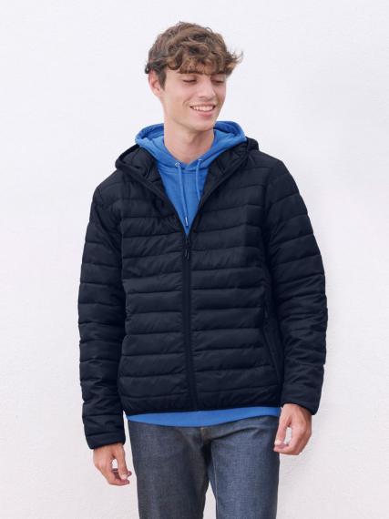 Куртка с капюшоном мужская Stream Men, темно-синяя, размер M