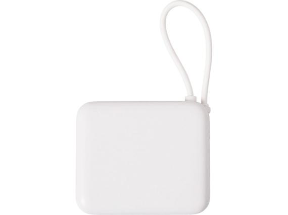 Внешний аккумулятор со встроенным кабелем «Liri», QC/PD, 10000 мАч