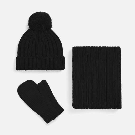 Шапка HappyGo, черная