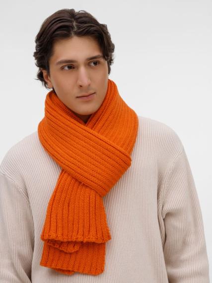 Шарф HappyGo, оранжевый
