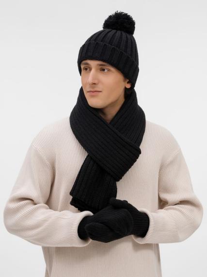 Варежки HappyGo, черные, размер S/M