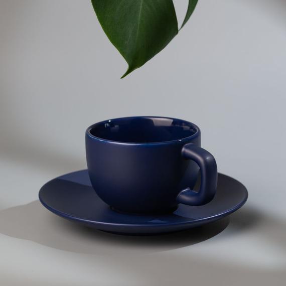 Чайная пара Stansa, темно-синяя