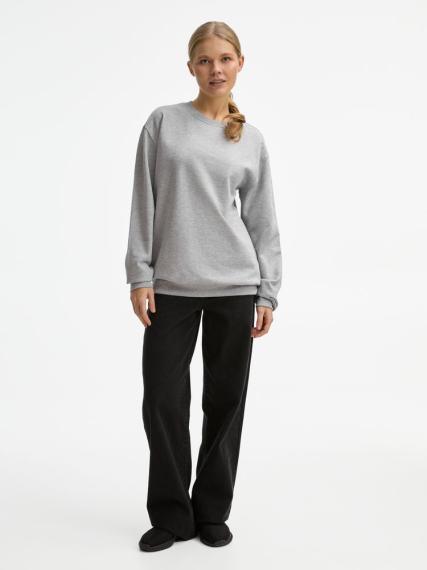 Свитшот унисекс Columbia, серый меланж, размер L