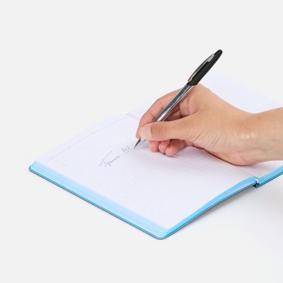 Ручка шариковая Dagger Soft Touch, черная