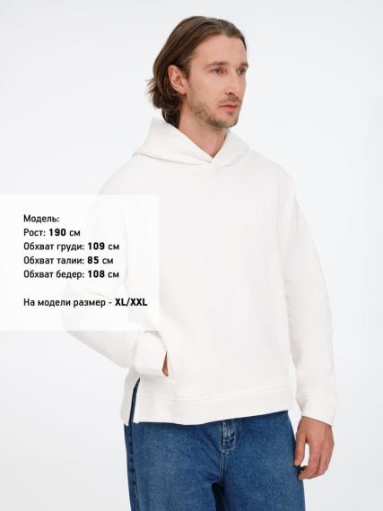 Худи оверсайз унисекс Tolla, молочное, размер XS/S