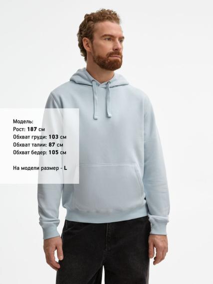 Толстовка унисекс Spencer голубая, размер XL