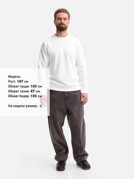 Толстовка унисекс Sully белая, размер M