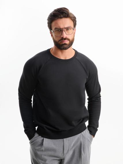 Свитшот унисекс Space, черный, размер XXL