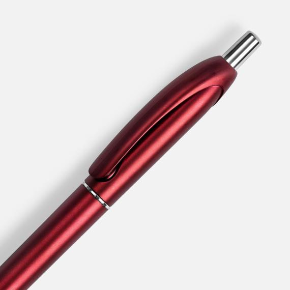 Ручка шариковая Bright Spark, красный металлик