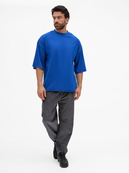 Футболка унисекс T1, синяя, размер M/L