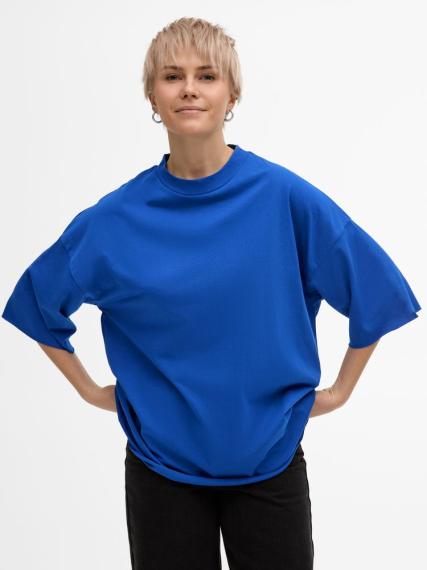 Футболка унисекс T1, синяя, размер M/L