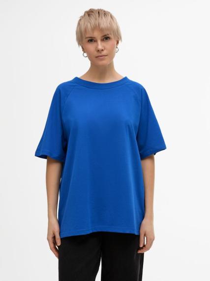 Футболка унисекс T2, синяя, размер XS/S