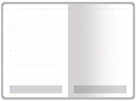 Ежедневник недатированный А5 «Mercury»