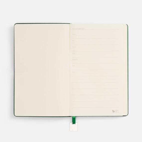 Ежедневник Shall Light, недатированный, зеленый