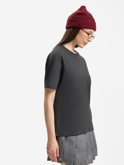 Футболка унисекс Durington, темно-серая (графит), размер XS/S