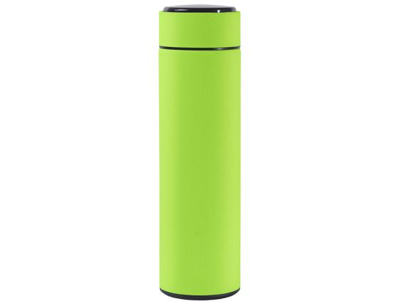 Термос FAMILY MARK LED, индикатор, soft touch