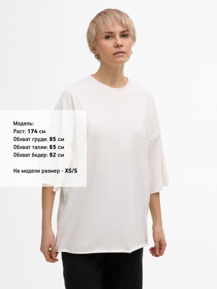 Футболка унисекс T1, молочно-белая, размер XS/S