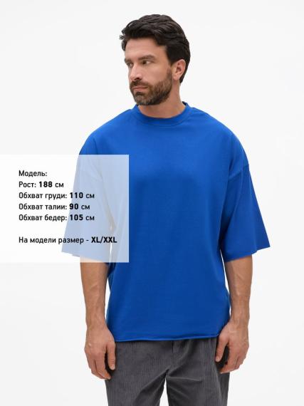 Футболка унисекс T1, синяя, размер XS/S