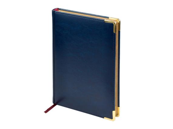 Ежедневник датированный А5 «Sidney Nebraska» на 2026 год, с золотым срезом и уголками