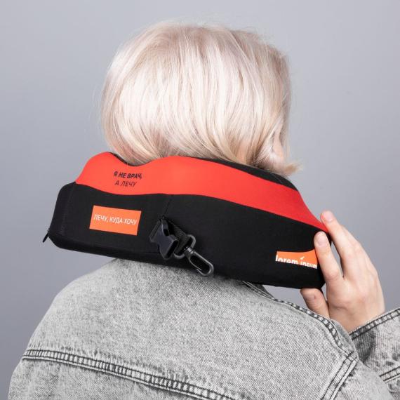 Дорожная подушка Piligrim, красная