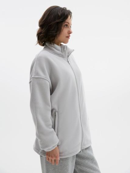 Куртка флисовая унисекс Nebo, светло-серая, размер S