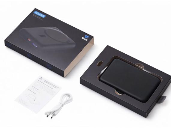 Магнитный внешний беспроводной аккумулятор «Polarix», QC/PD, 10000 мАч