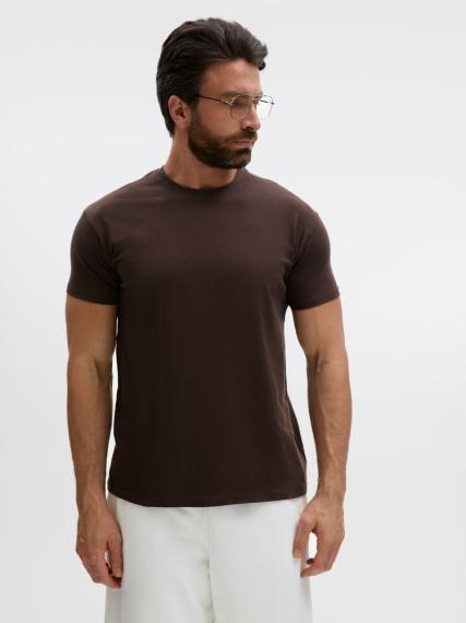 Футболка Regent 150 темно-коричневая (шоколад), размер M