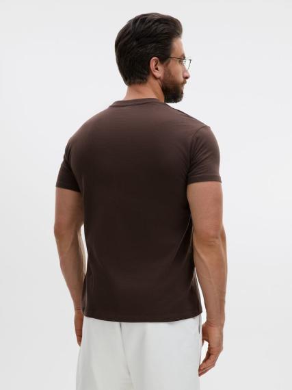 Футболка Regent 150 темно-коричневая (шоколад), размер M