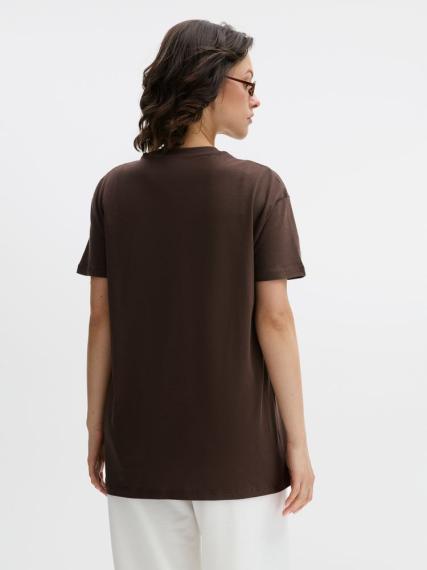 Футболка Regent 150 темно-коричневая (шоколад), размер M