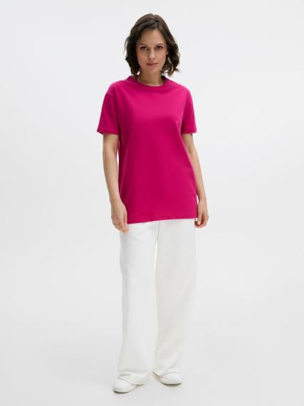 Футболка Regent 150 ярко-розовая (фуксия), размер S
