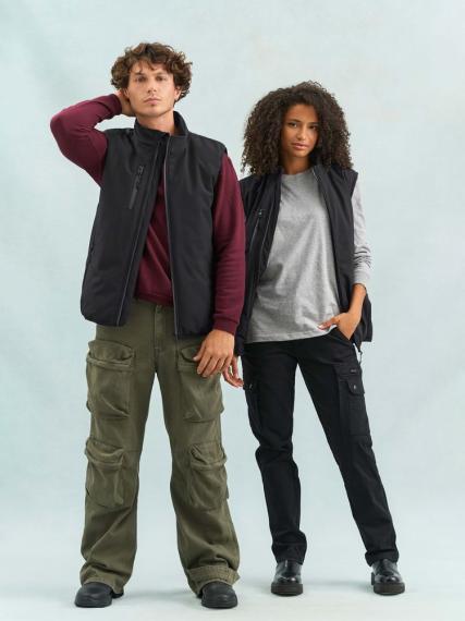 Жилет софтшелл унисекс Falcon BW, красный, размер XS