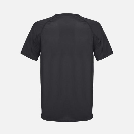 Футболка спортивная унисекс Vortex, черная, размер XS