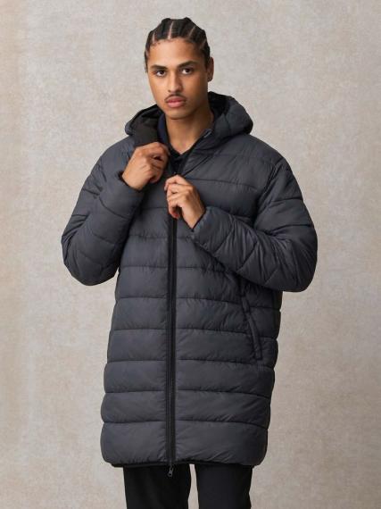 Куртка-парка унисекс Reverse, черная, размер XS