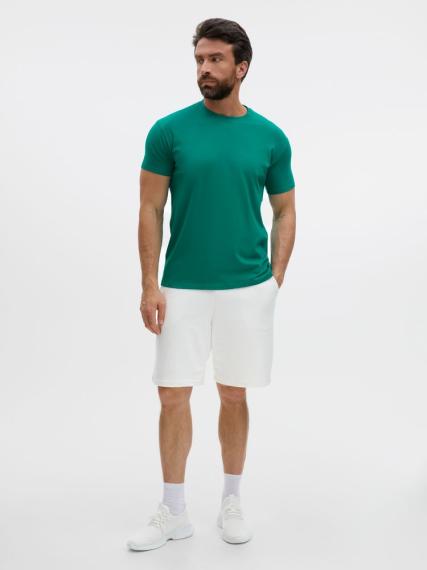 Футболка Regent 150 зеленая (изумрудная), размер M