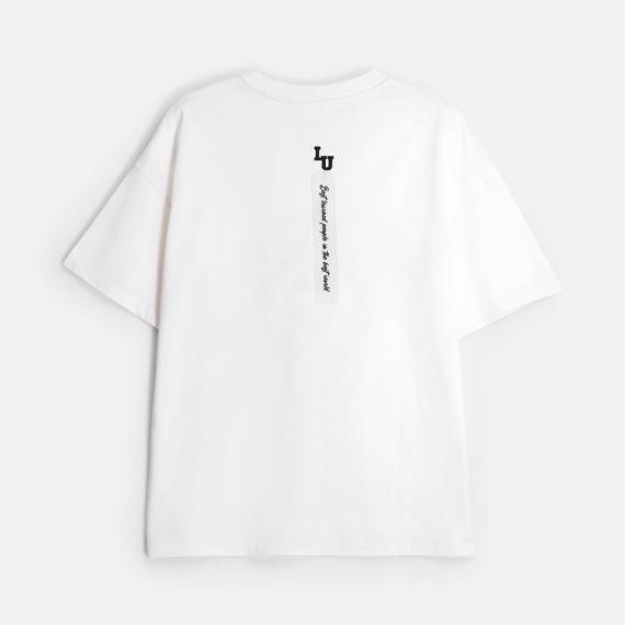 Футболка унисекс T3, молочно-белая, размер M/L